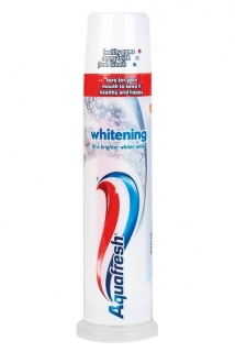 Aquafresh zubní pasta v dávkovači 100 ml Whitening