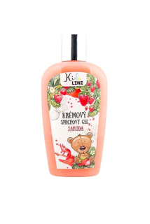 Kids Line dětský krémový sprchový gel 250 ml Jahoda 2v1