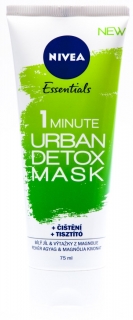 Nivea 1-minutová detoxikační maska 75 ml Essentials Urban Detox