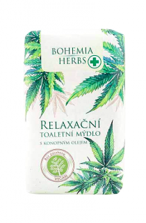 Bohemia Herbs toaletní mýdlo 100 g Cannabis s konopným olejem