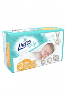 Linteo Baby plenky 2 Mini Premium (3-6 kg) 34 ks