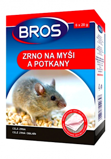 Bros zrno na myši a potkany 6x 20 g