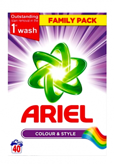 Ariel prací prášek 40 dávek BOX Color 2,6 kg