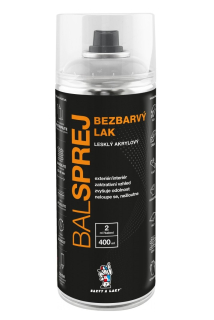 BALsprej bezbarvý lesklý lak ve spreji 400 ml