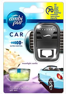 Ambi Pur Car osvěžovač vzduchu do auta 7 ml Vanilla