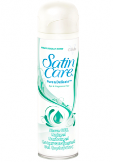Gillette gel na holení 200 ml Satin Care Pure & Delicate