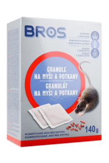 Bros granule na myši a potkany 140 g
