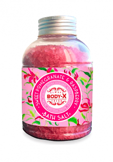 Body-X sůl do koupele 600 g Sweet Pomegranate & Raspberry