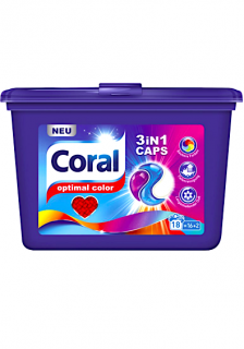 Coral gelové kapsle 18 ks 3v1 Optimal Color 486 g