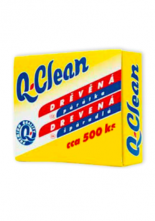 Q-Clean dřevěná párátka 500 ks