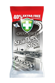 Green Shield čistící ubrousky na povrchy z nerezové oceli 70 ks Stainless Steel