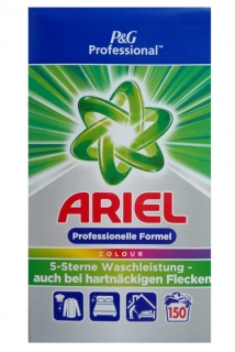 Ariel prací prášek 150 dávek Professional Color 9,75 kg