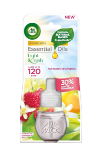 Air Wick Electric náplň 19 ml Essential Oils vůně Malin a Květy citrusů