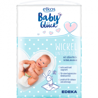 Elkos Baby přebalovací podložky 60 x 60 cm 10 ks