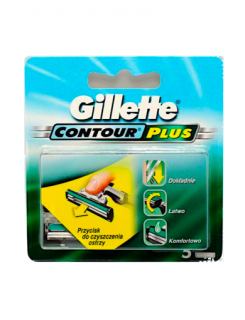 Gillette náhradní hlavice Contour Plus 5 ks