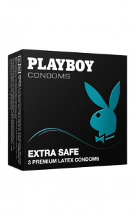 Playboy kondomy 3 ks Extra Safe (Expirace 9/2020)