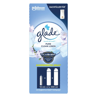 Glade One Touch náhradní náplň 10 ml Pure Clean Linen