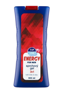 Tip Line sprchový gel for Men 500 ml 3v1 Energy