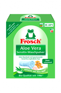 Frosch prací prášek 18 dávek Sensitive s Aloe Vera 1,35 kg