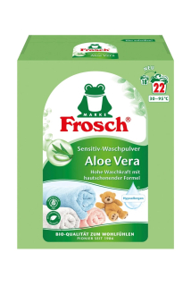 Frosch prací prášek 22 dávek Sensitive s Aloe Vera 1,45 kg
