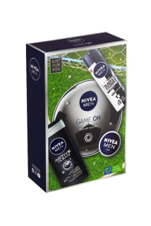 Nivea Men dárková kazeta Game On (sprchový gel + krém + deodorant)