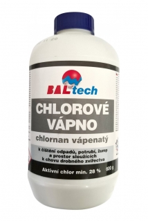 BALtech Chlorové vápno 600 g obsah chloru min. 28%
