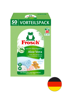 Frosch prací prášek 50 dávek Sensitive s Aloe Vera 3,3 kg