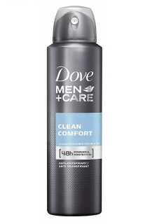 Dove Men+Care deodorant spray antiperspirant 150 ml Clean Comfort