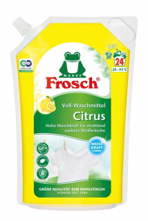 Frosch gel 24 pracích dávek Citrus na bílé prádlo 1,8 l