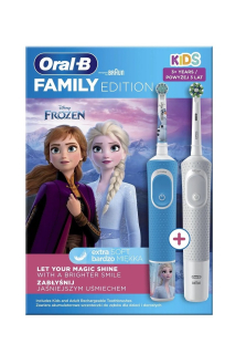 Oral-B elektrický zubní kartáček Family Edition Kids Frozen + Vitality PRO