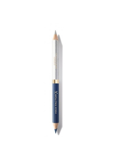 Max Factor tužka na oči oboustranná Eyefinity Smoky č.4 modrá/stříbrná