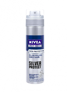 Nivea Men gel na holení 200 ml Silver Protect