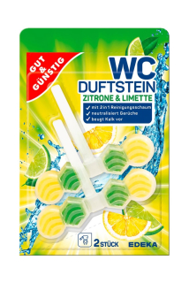 Gut & Günstig WC závěs 2 ks (2x48g) Zitrone & Limette