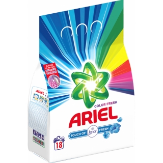 Ariel prací prášek 18 dávek Color Touch of Lenor Fresh 1,35 kg