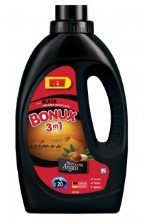 Bonux 3v1 gel 20 pracích dávek Black 1,1 l
