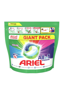 Ariel gelové kapsle 74 ks Color All in 1