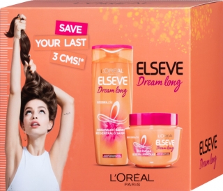 L'Oréal dárková kazeta Elseve Dream long (šampon 250 ml + maska SOS 300 ml)