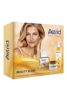 Astrid dárková kazeta Beauty Elixir (denní krém 50 ml + pleťový olej 145 ml)