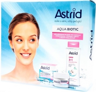 Astrid dárková kazeta Aqua Biotic (denní/noční krém 50 ml + micelár.voda 400 ml)