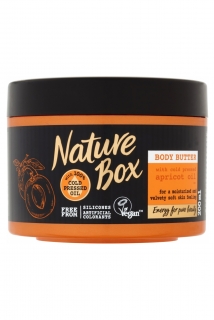 Nature Box tělové máslo 200 ml Meruňkový olej