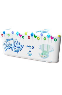 BabyBaby Soft plenky č. 5 Junior (11-25 kg) 44 ks