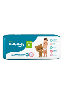 BabyBaby Soft plenky č. 5 Junior (12-25 kg) 44 ks