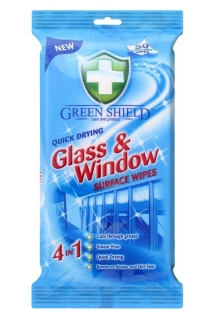 Green Shield čistící ubrousky na sklo 50 ks Glass & Window
