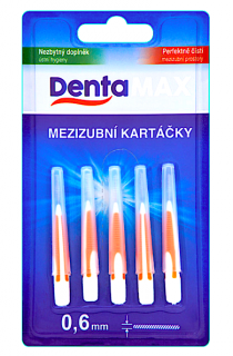 Dentamax mezizubní kartáčky 0,60 mm 5 ks