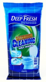 Deep Fresh Ultra Hygiene čistící ubrousky  20 ks Koupelna a WC