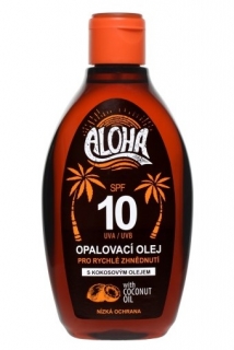 Aloha opalovací olej s Kokosovým olejem SPF10 200 ml