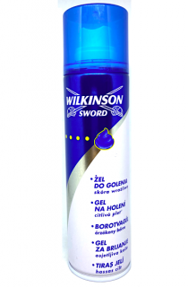 Wilkinson gel na holení 200 ml pro citlivou pleť