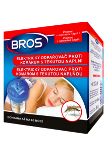 Bros elektrický odpařovač proti komárům + náplň 40 ml