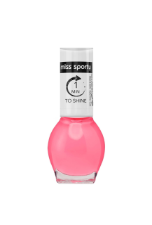 Miss Sporty lak na nehty 7 ml 1 min To Shine 635 růžový