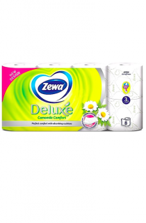 Zewa toaletní papír 8 ks Deluxe Camomile 3-vrstvý